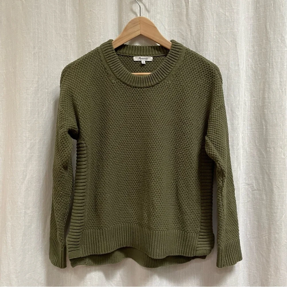 MADEWELL Pickford Pullover Sweater XS green - Picture 3 of 14